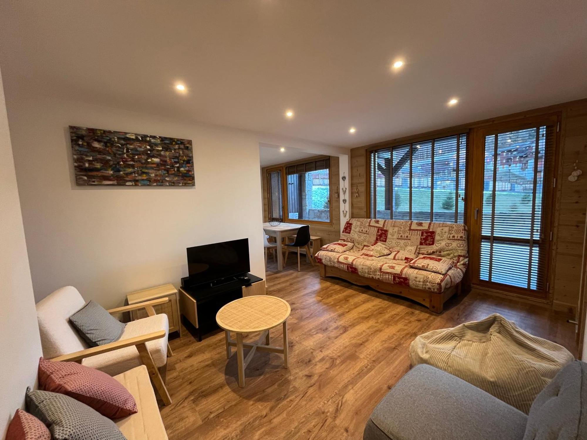 Apartament 4P Au Pied Des Pistes, Refait A Neuf, La Plagne, Avec Wifi Zewnętrze zdjęcie